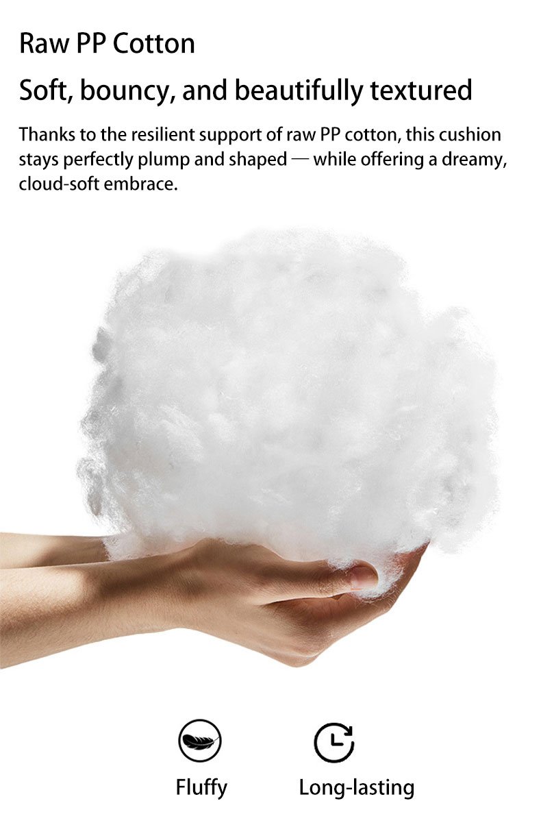 Luxury 3D Bubble Particle Solid Color Pillow Cover