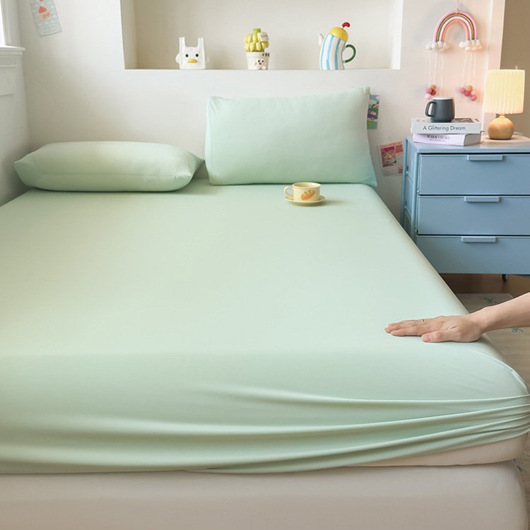 summer cooling fitted sheet set instant chill, skin friendly & breathable summer cooling fitted sheet set instant chill, skin friendly & breathable