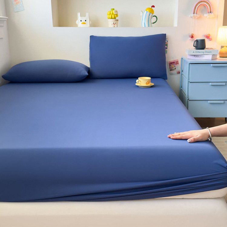 summer cooling fitted sheet set instant chill, skin friendly & breathable summer cooling fitted sheet set instant chill, skin friendly & breathable