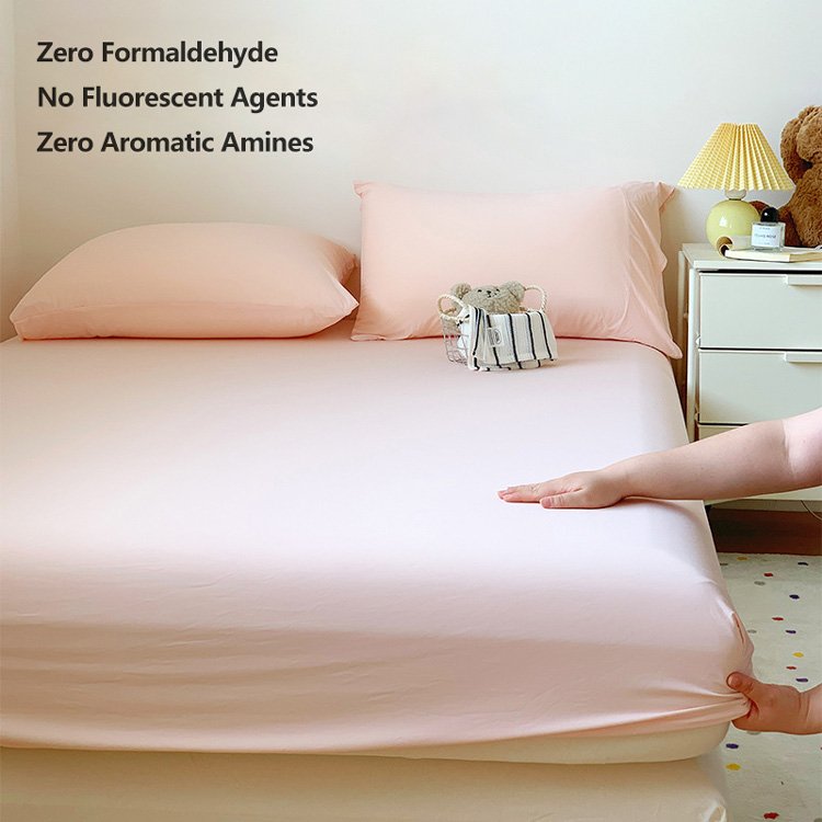 summer cooling fitted sheet set instant chill, skin friendly & breathable summer cooling fitted sheet set instant chill, skin friendly & breathable