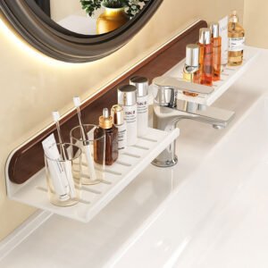 bathroom sink faucet shelf & storage rack