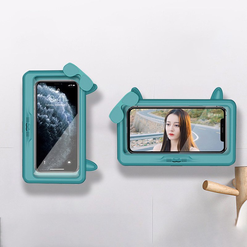 cartoon bathroom waterproof phone holder cartoon bathroom waterproof phone holder