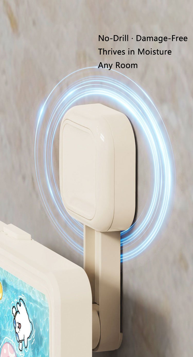 no drill bathroom waterproof phone holder