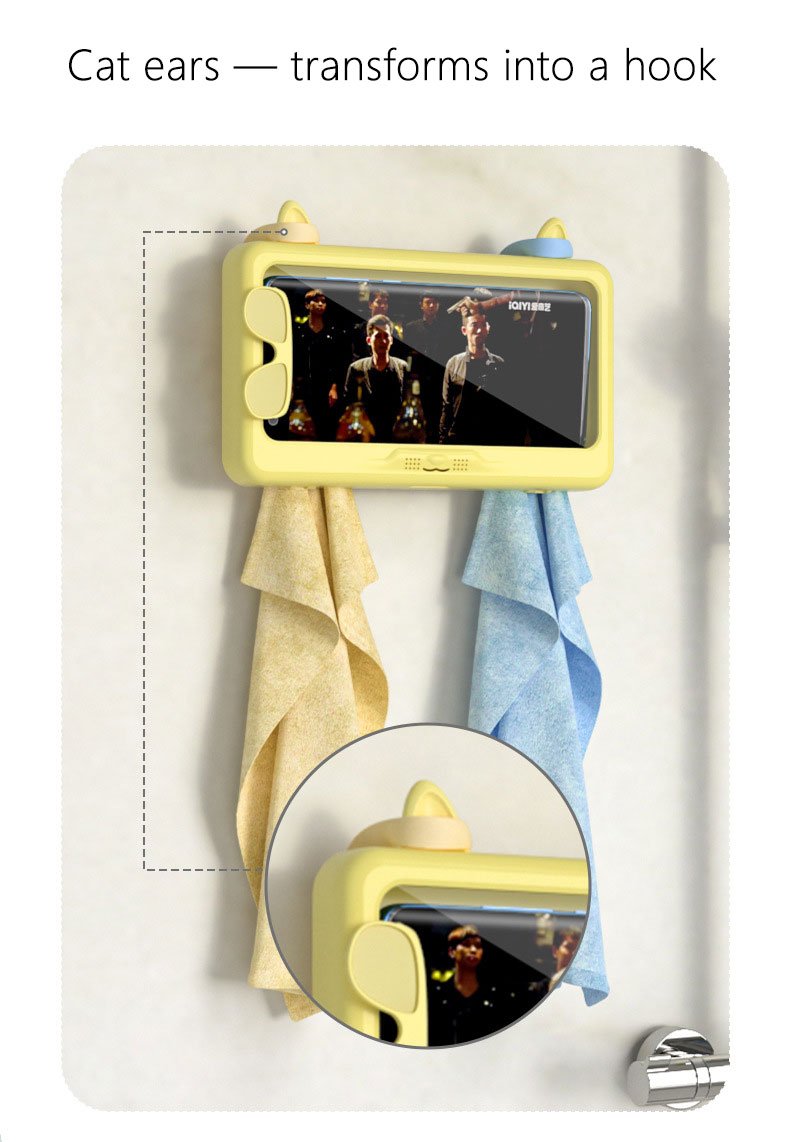 Cartoon Bathroom Waterproof Phone Holder cartoon bathroom waterproof phone holder
