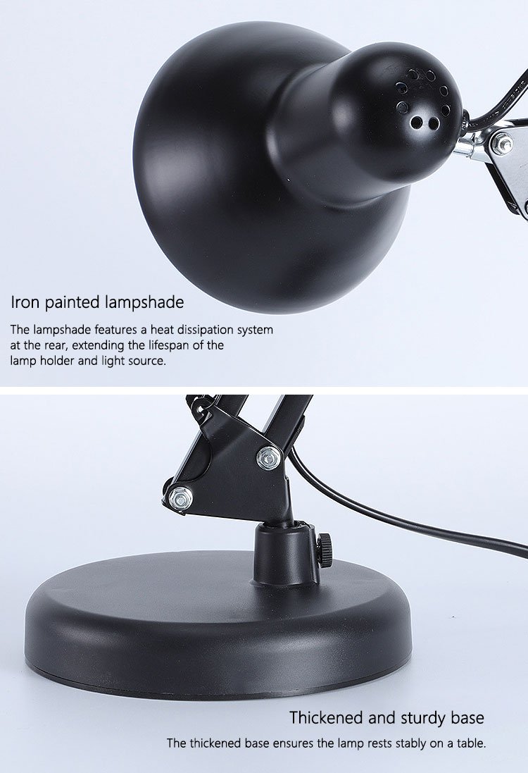 metal swing arm desk lamps