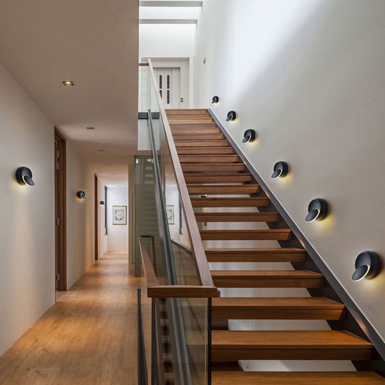 360° rotatable modern led wall lamp